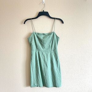 Lottie Moss Linen Blend Mini Dress